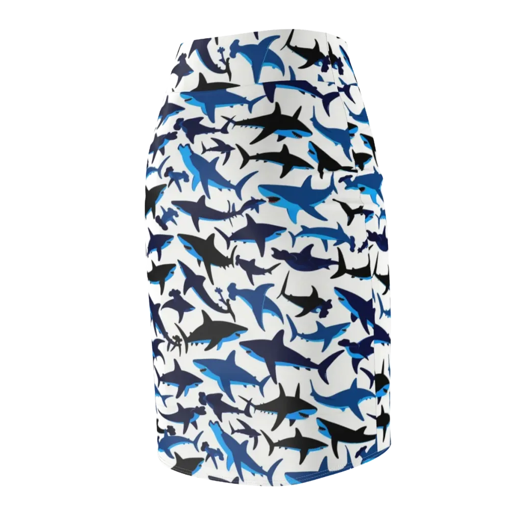 Abyssal School on Pencil Skirt — Back Side