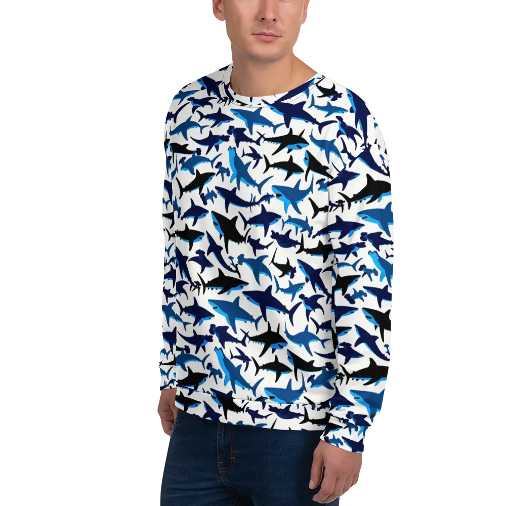 Abyssal School on Sweatshirt — Left Front