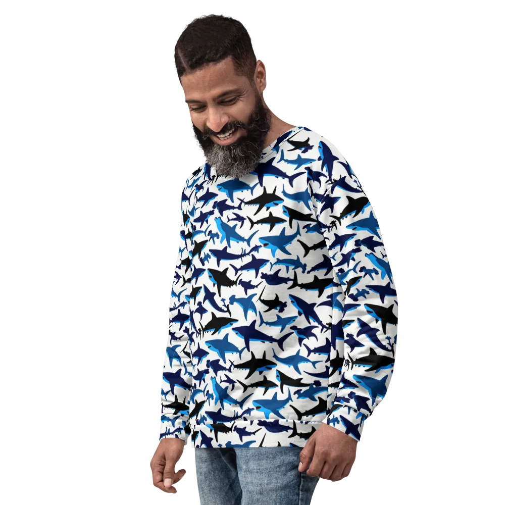 Abyssal School on Sweatshirt — Left Front