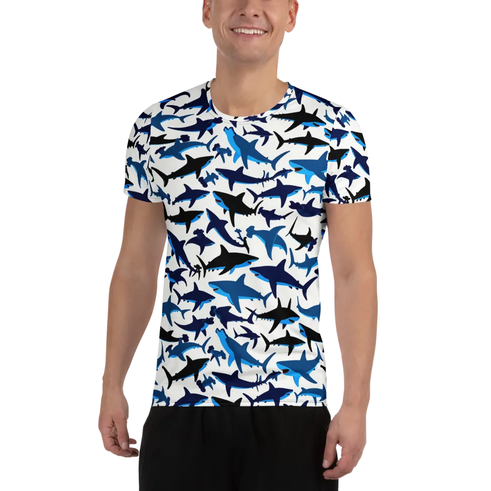 Abyssal School on Men's Athletic T-Shirt — Front