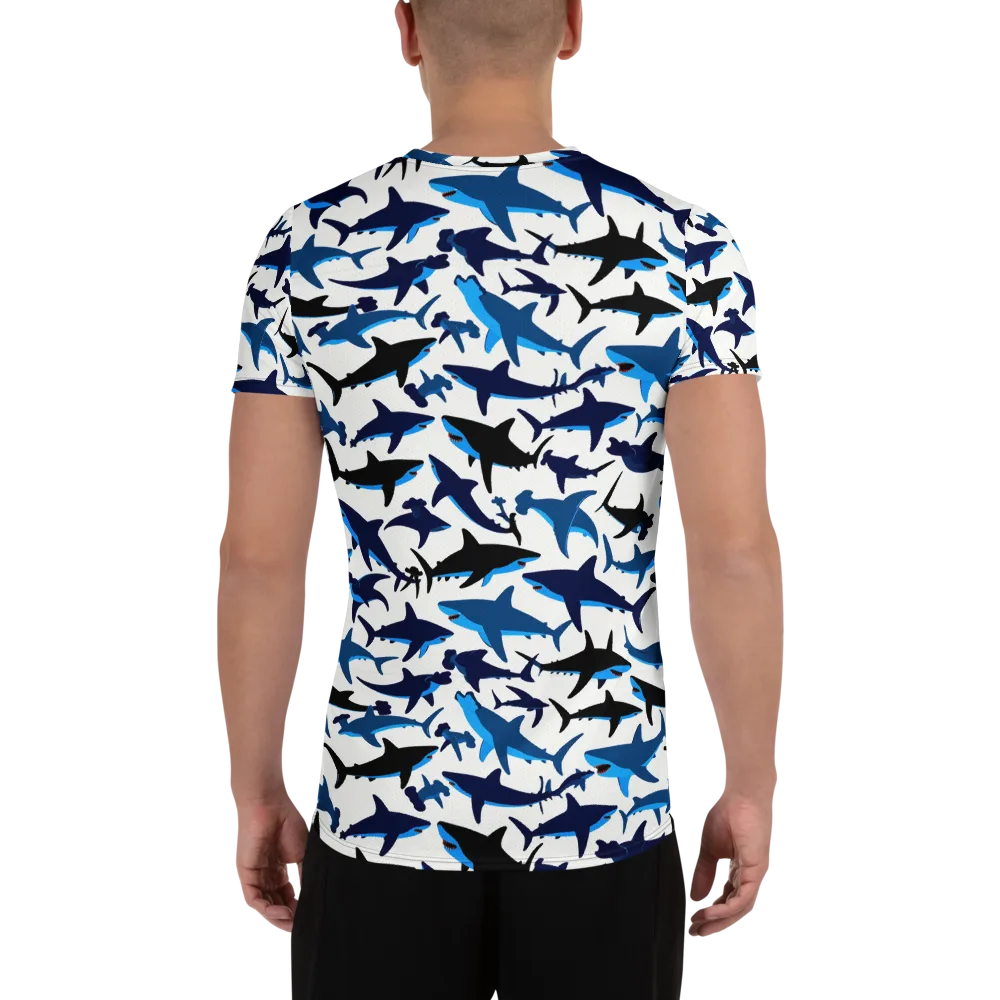Abyssal School on Men's Athletic T-Shirt — Back
