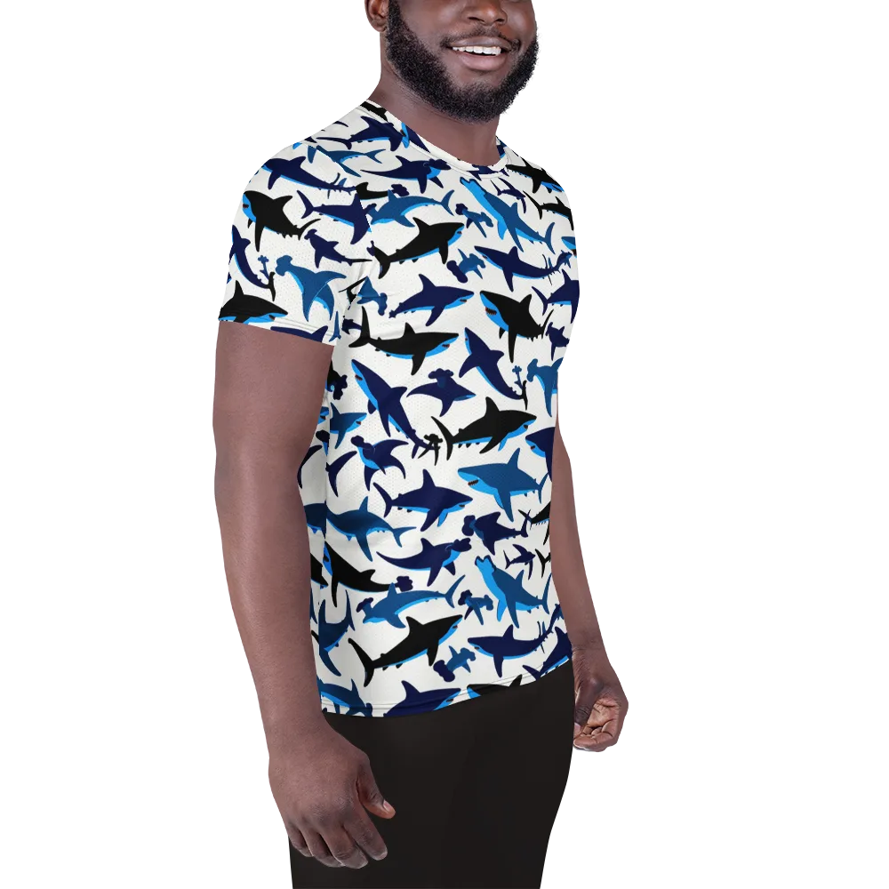 Abyssal School on Men's Athletic T-Shirt — Right