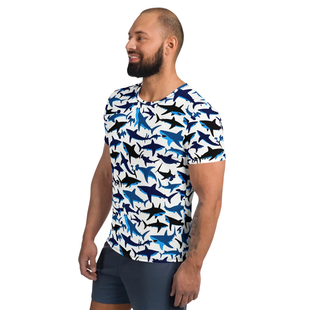 Abyssal School on Men's Athletic T-Shirt — Left