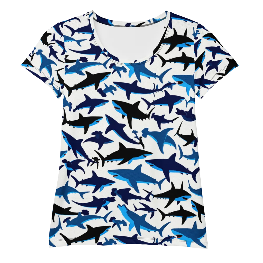 Abyssal School on Women's Athletic T-Shirt — Front