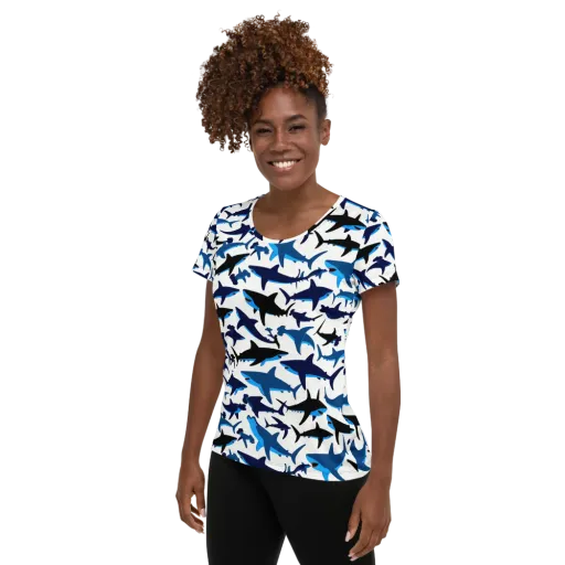 Abyssal School on a Women's Athletic T-Shirt