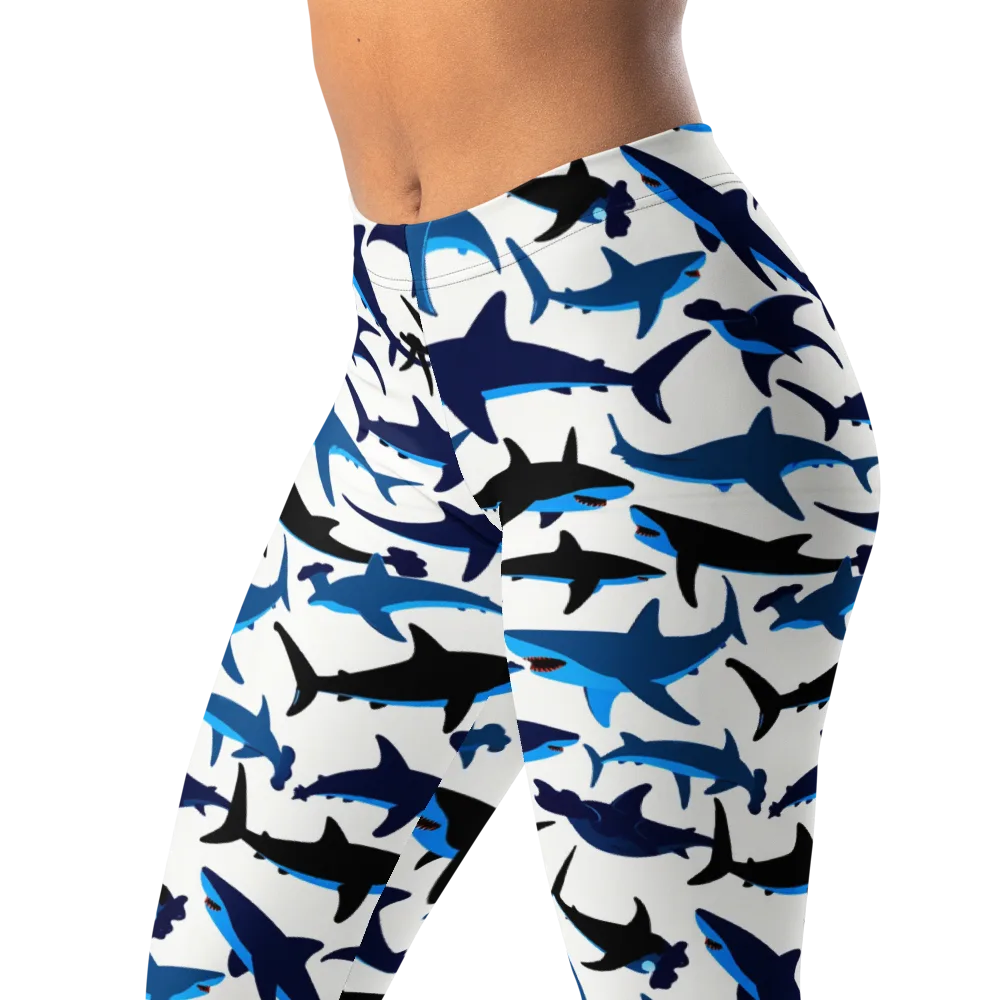 Abyssal School on Leggings — Left Front