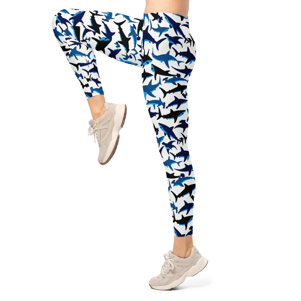 Abyssal School on Leggings — Left