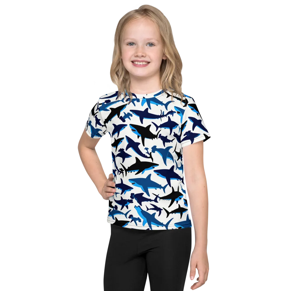Abyssal School on Kids Crew Neck T-Shirt — Front