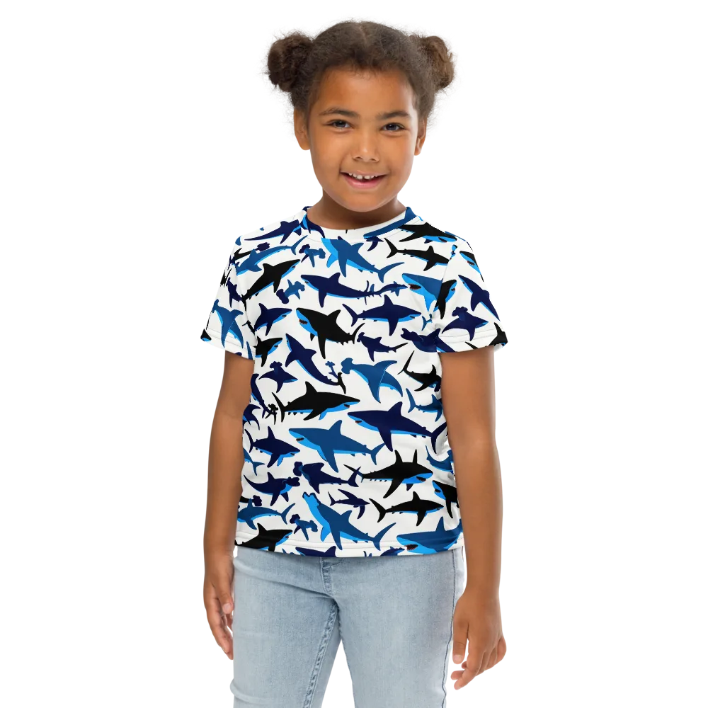 Abyssal School on Kids Crew Neck T-Shirt — Front