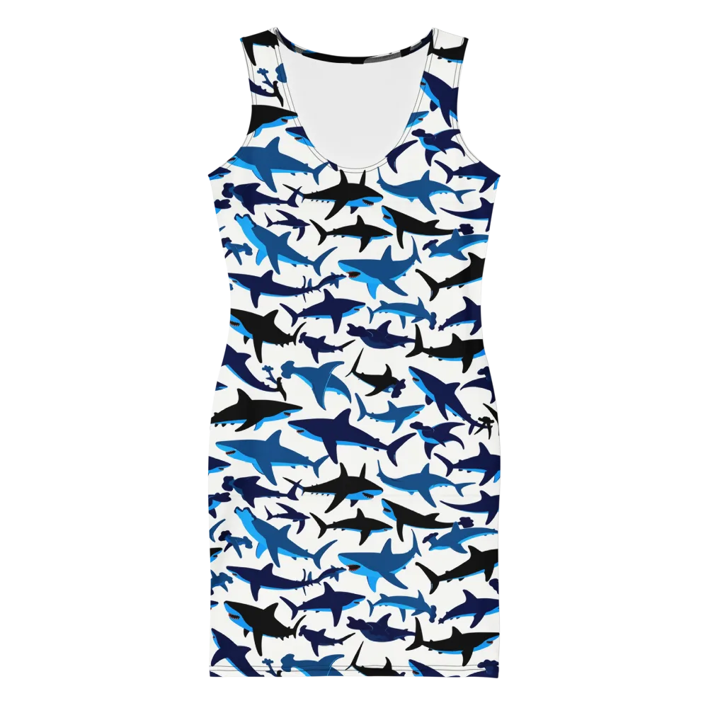 Abyssal School on Bodycon Dress — Front