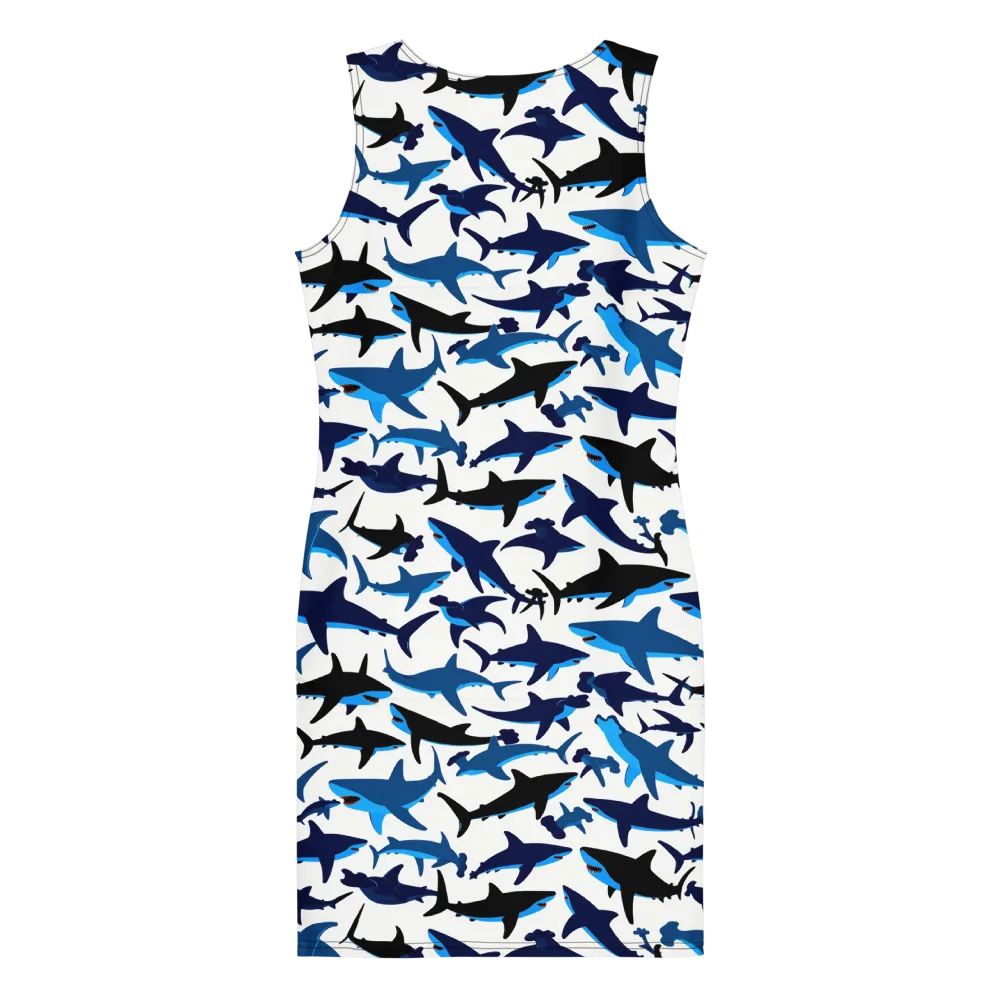 Abyssal School on Bodycon Dress — Back