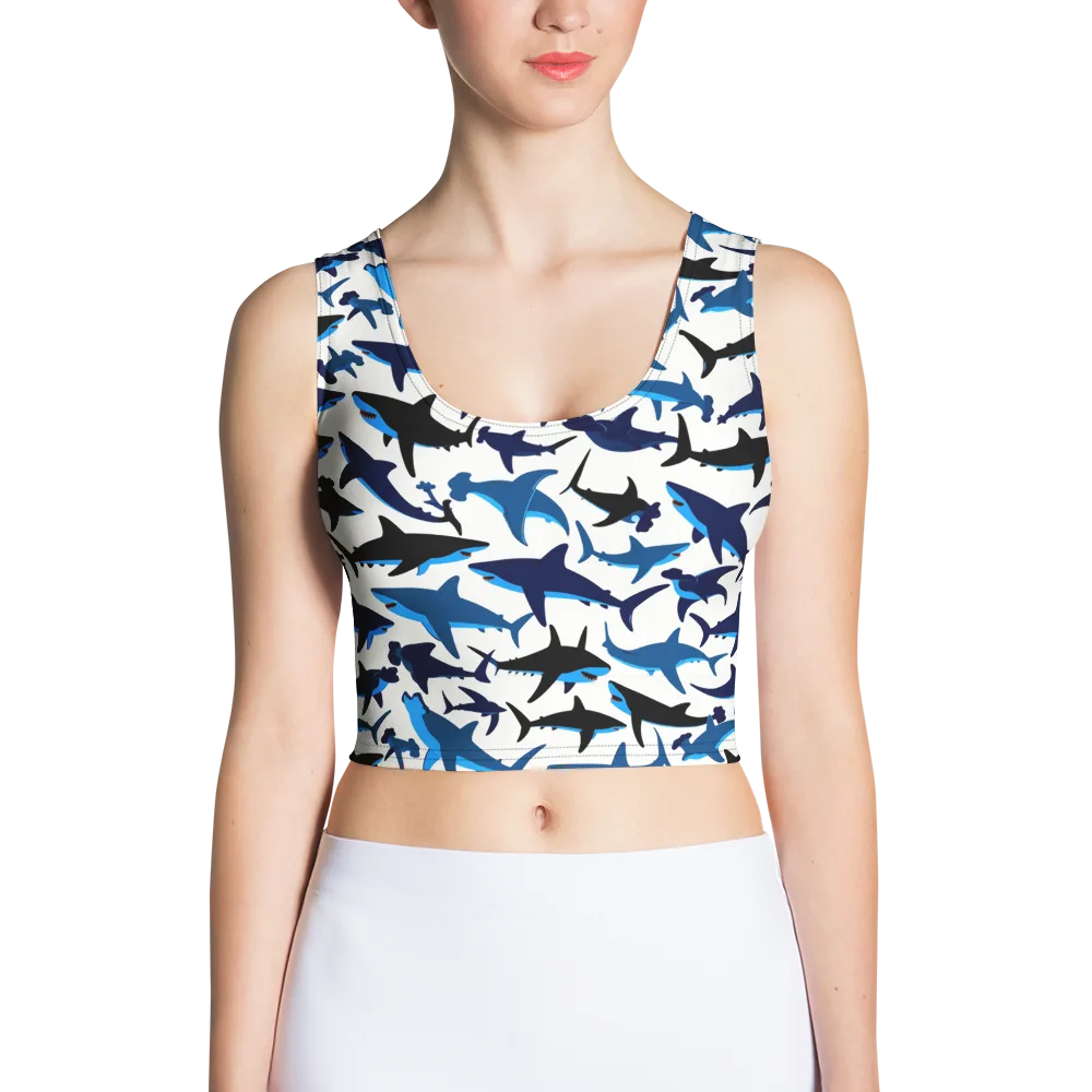 Abyssal School on Crop Top — Front