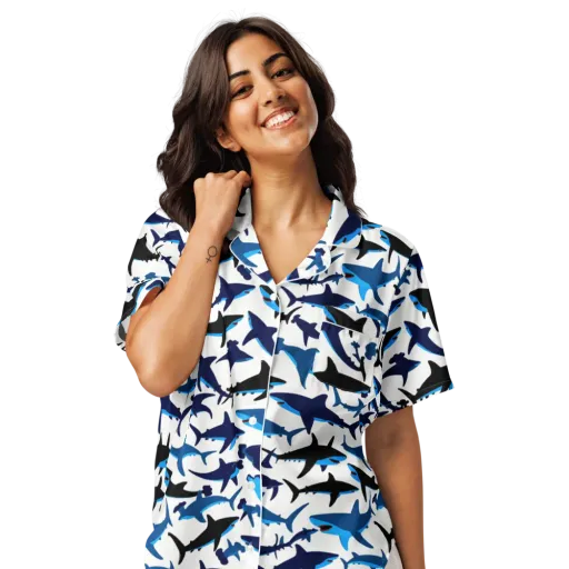 Abyssal School on a Women's Short Sleeve Pajama Top