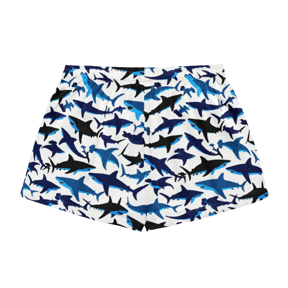 Abyssal School on Women's Pajama Shorts — Back