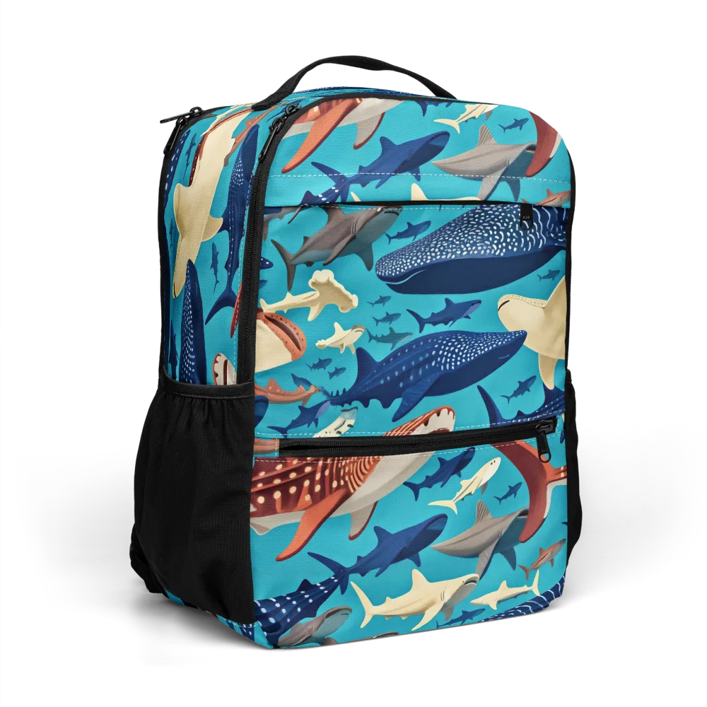 Azure Leviathan on Utility Backpack — Right Front
