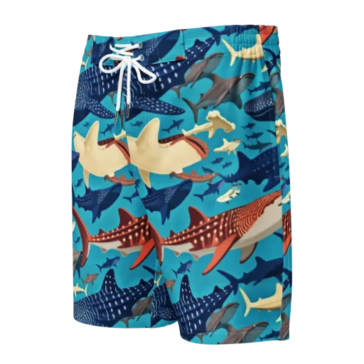 Azure Leviathan on a Men's Board Shorts