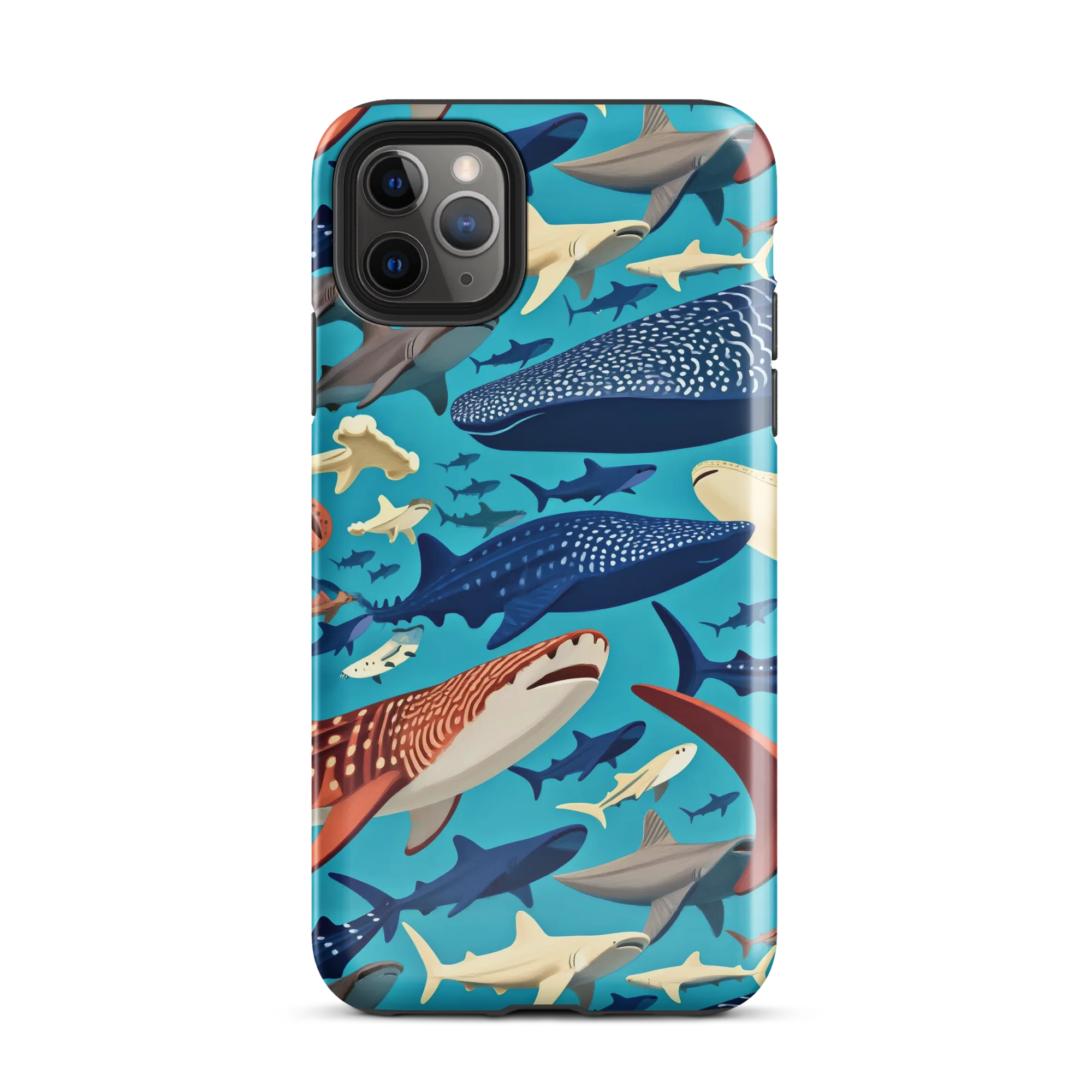 Azure Leviathan on Tough Case for iPhone® — Front