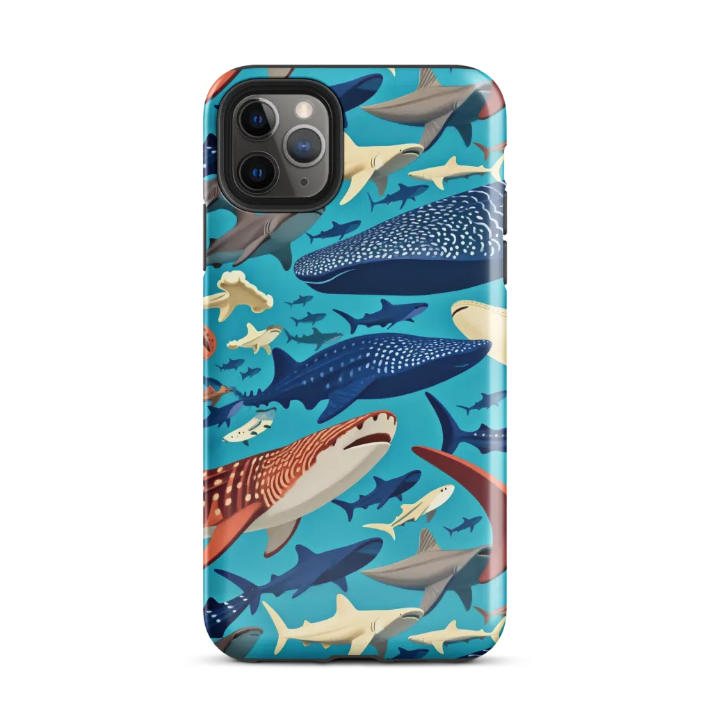 Azure Leviathan on Tough Case for iPhone® — Front