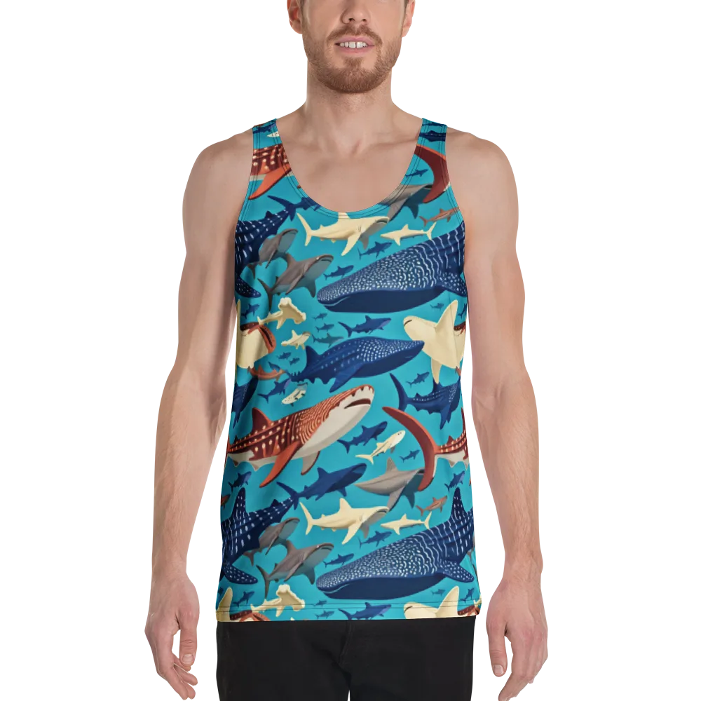 Azure Leviathan on Men's Tank Top — Front