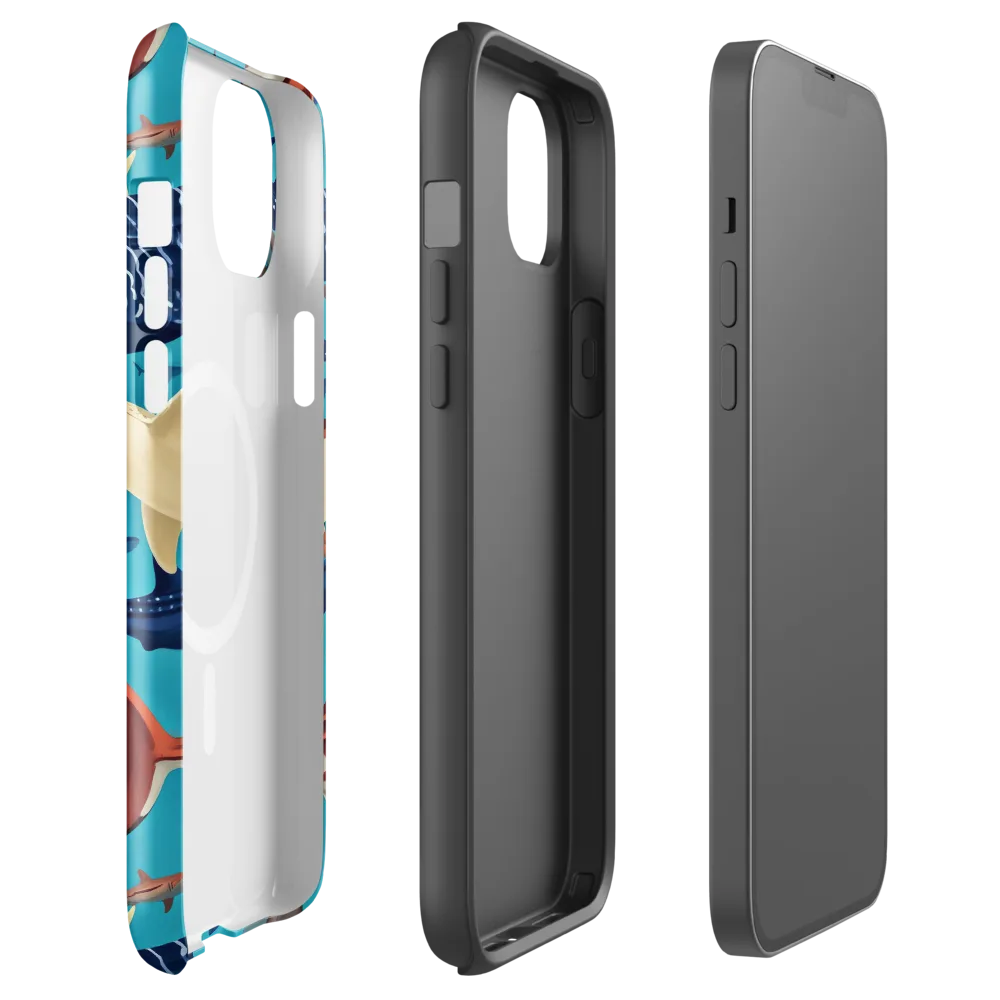 Azure Leviathan on MagSafe Tough Case for iPhone® — Front