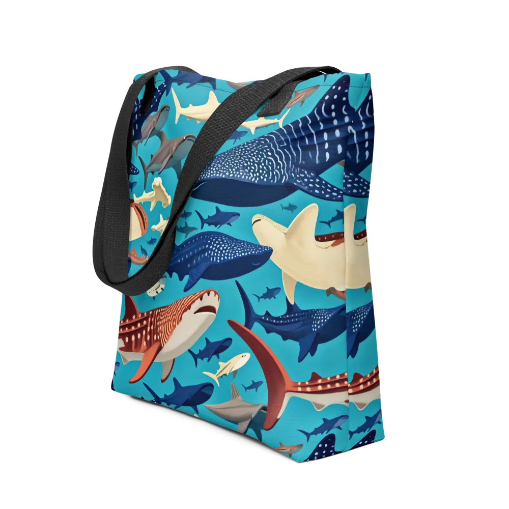 Azure Leviathan on Tote Bag — Front