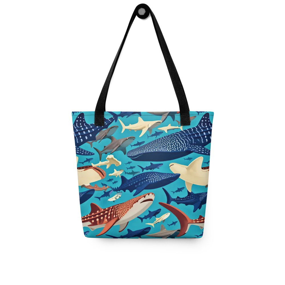 Azure Leviathan on Tote Bag — Front