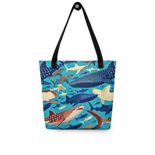 Azure Leviathan on a Tote Bag