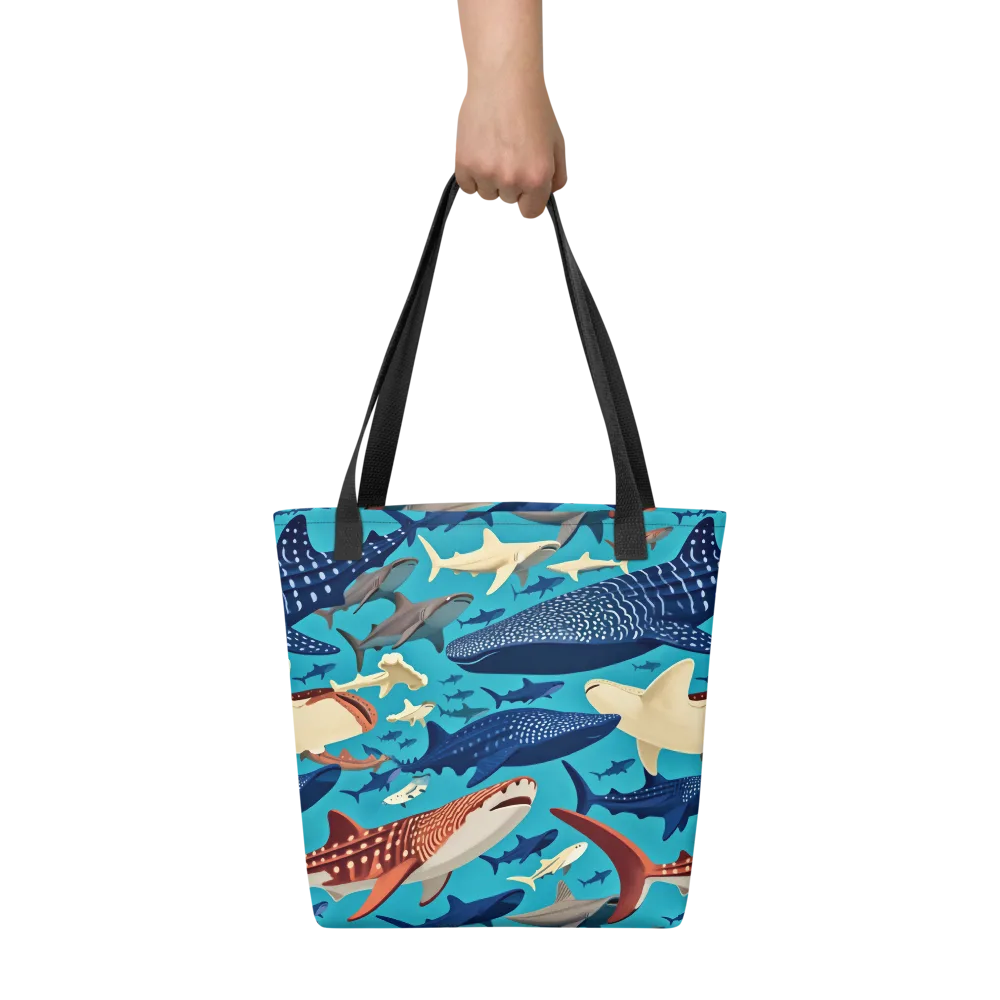 Azure Leviathan on Tote Bag — Front