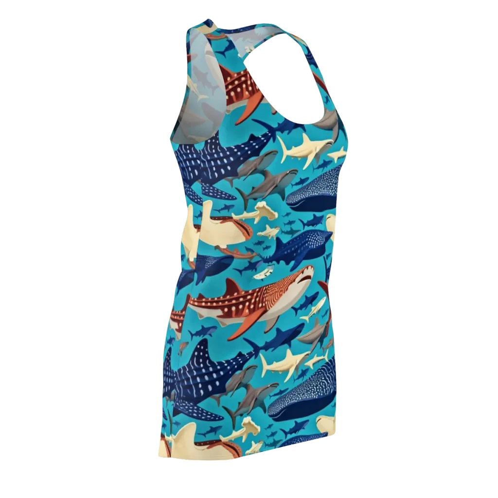 Azure Leviathan on Racerback Dress — Front Side