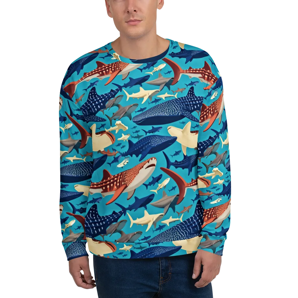 Azure Leviathan on Sweatshirt — Front