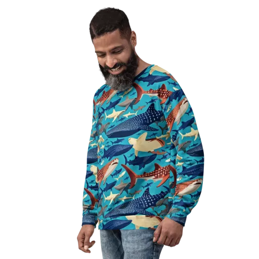 Azure Leviathan on a Sweatshirt
