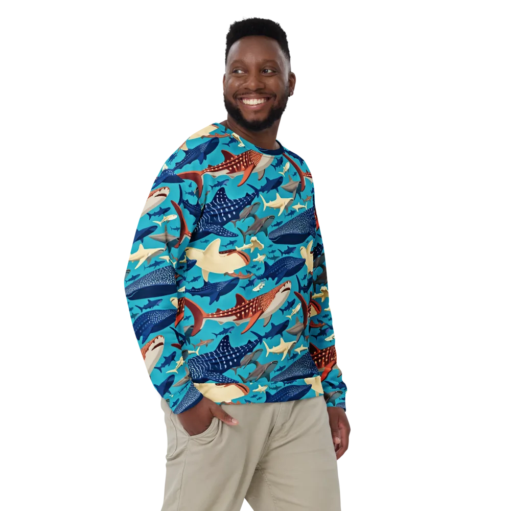Azure Leviathan on Sweatshirt — Front