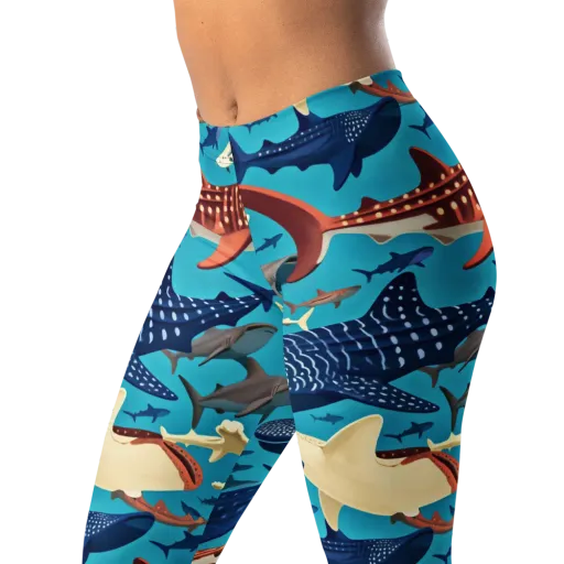 Azure Leviathan on a Leggings