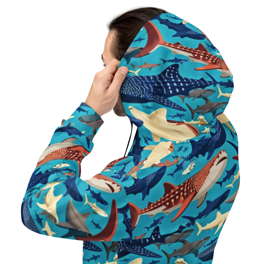 Azure Leviathan on Hoodie — Back