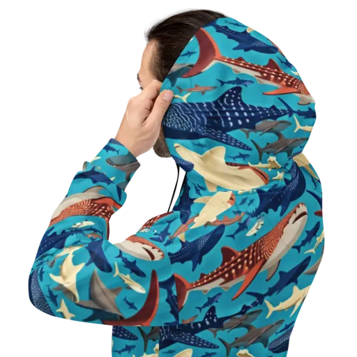 Azure Leviathan on a Hoodie