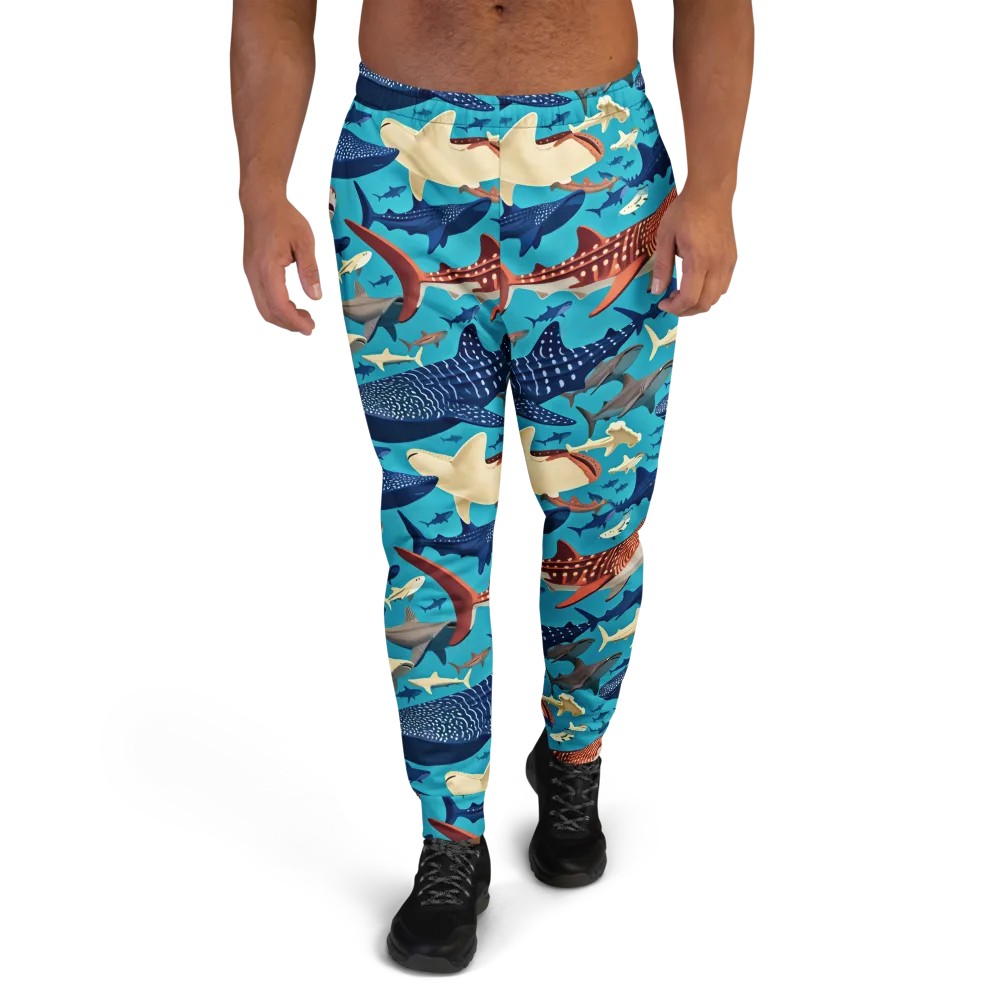 Azure Leviathan on Men's Joggers — Front