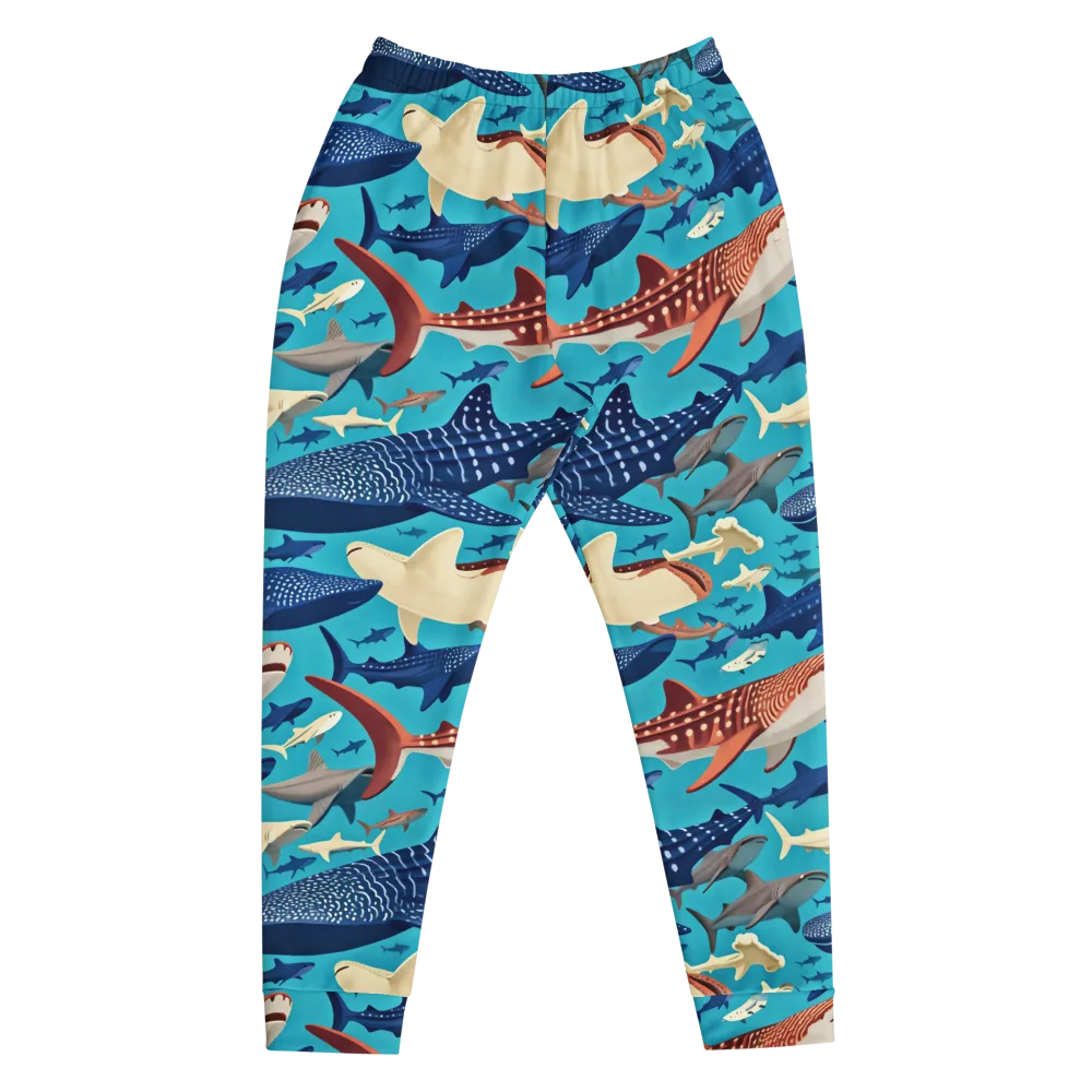 Azure Leviathan on Men's Joggers — Front