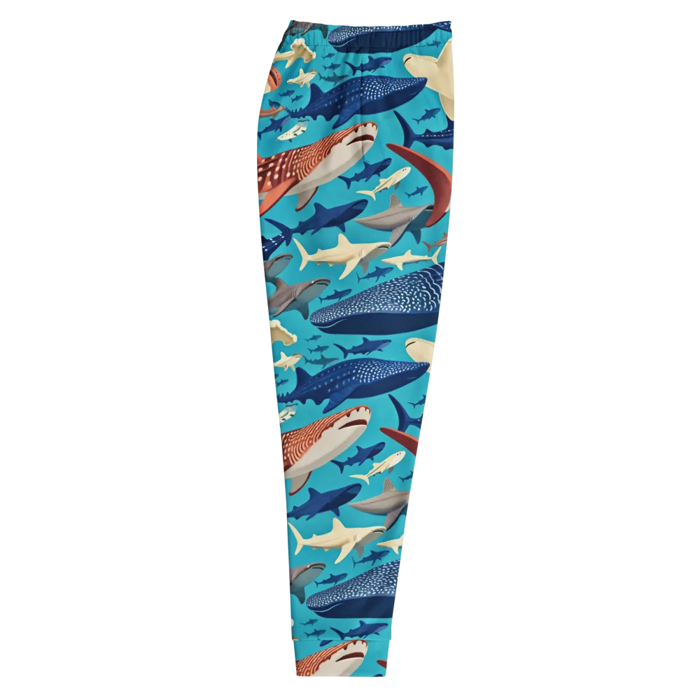 Azure Leviathan on Men's Joggers — Right