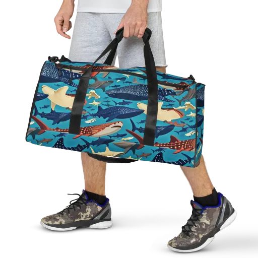Azure Leviathan on a Duffle Bag
