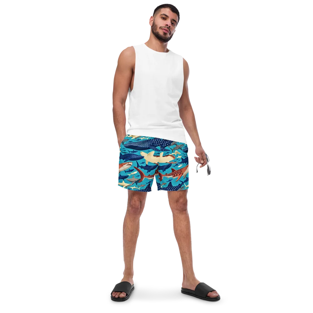 Azure Leviathan on Swim Trunks — Front