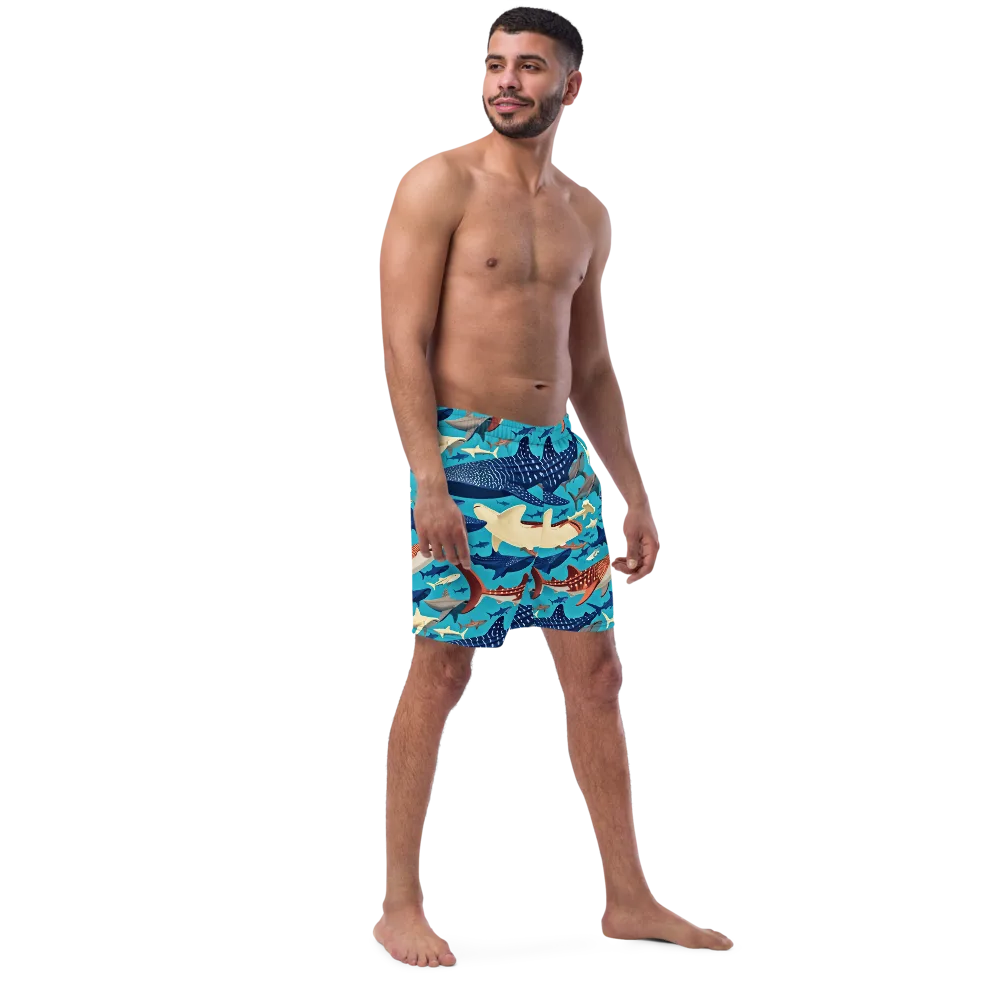 Azure Leviathan on Swim Trunks — Right Front