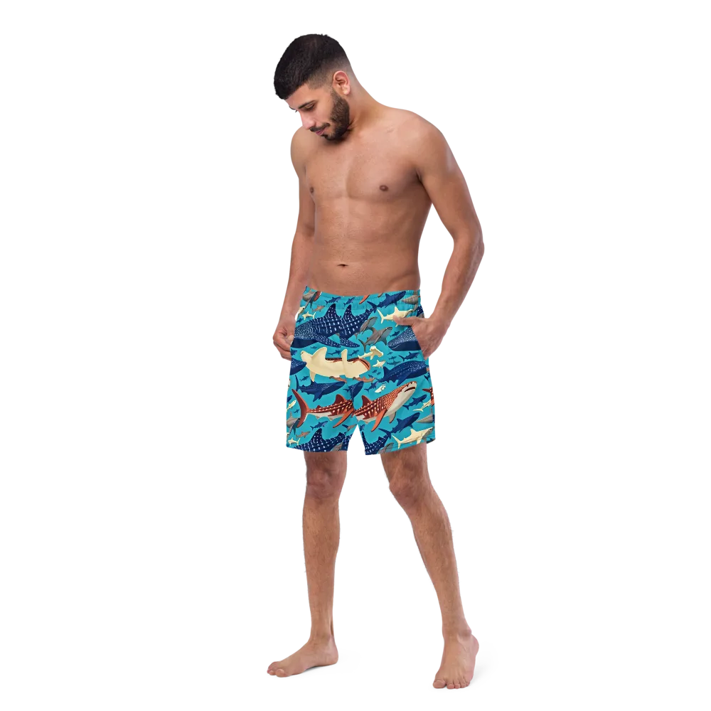 Azure Leviathan on Swim Trunks — Left Front