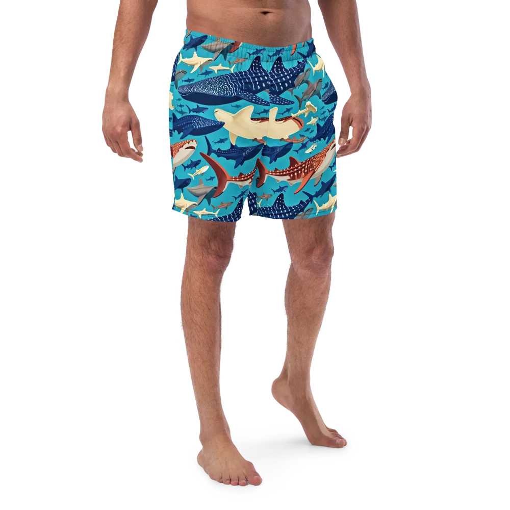 Azure Leviathan on Swim Trunks — Front