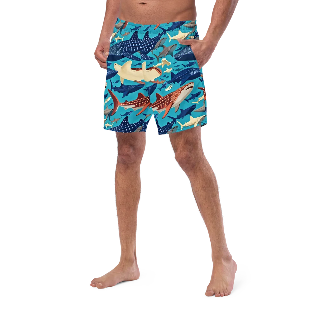 Azure Leviathan on Swim Trunks — Left Front