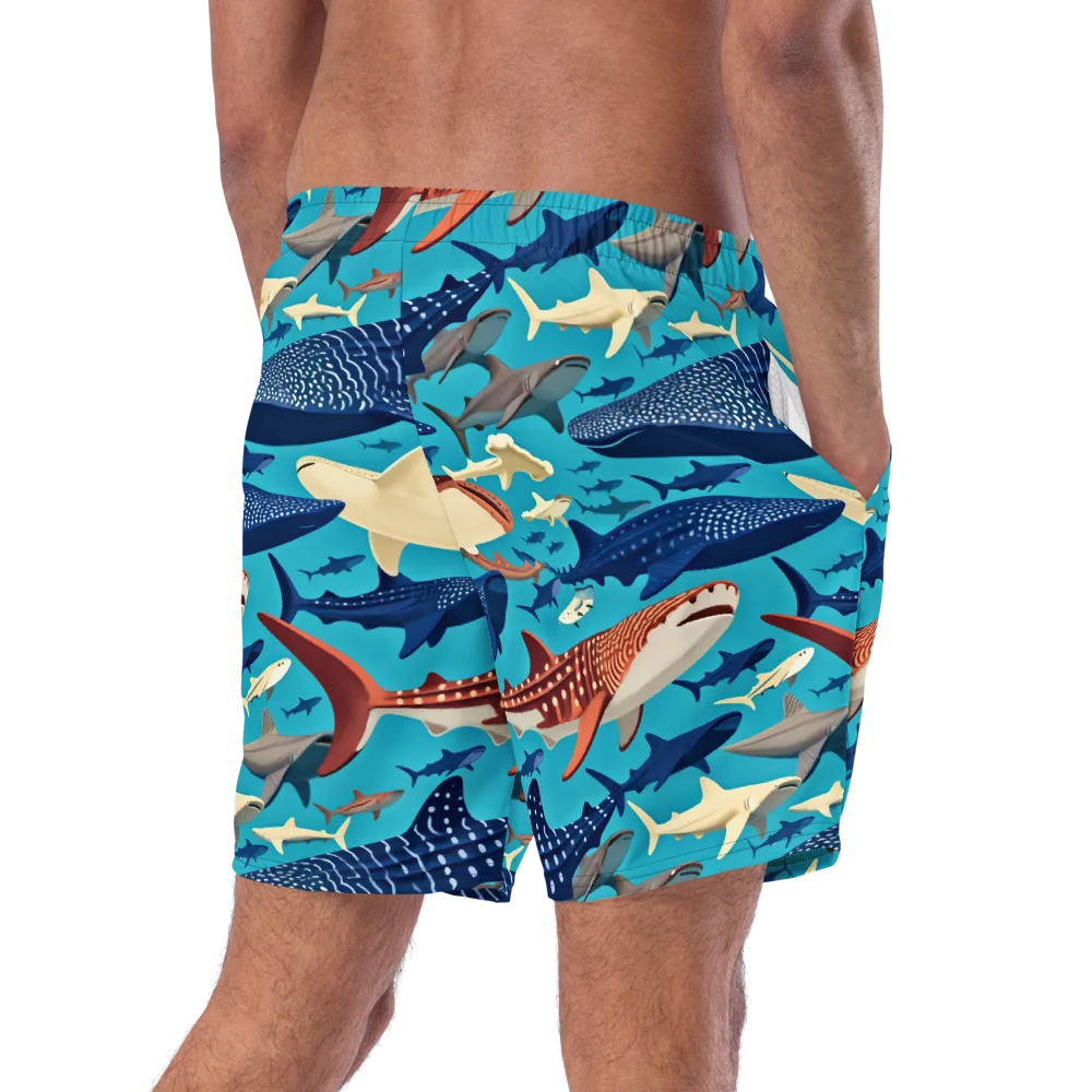 Azure Leviathan on Swim Trunks — Right Back