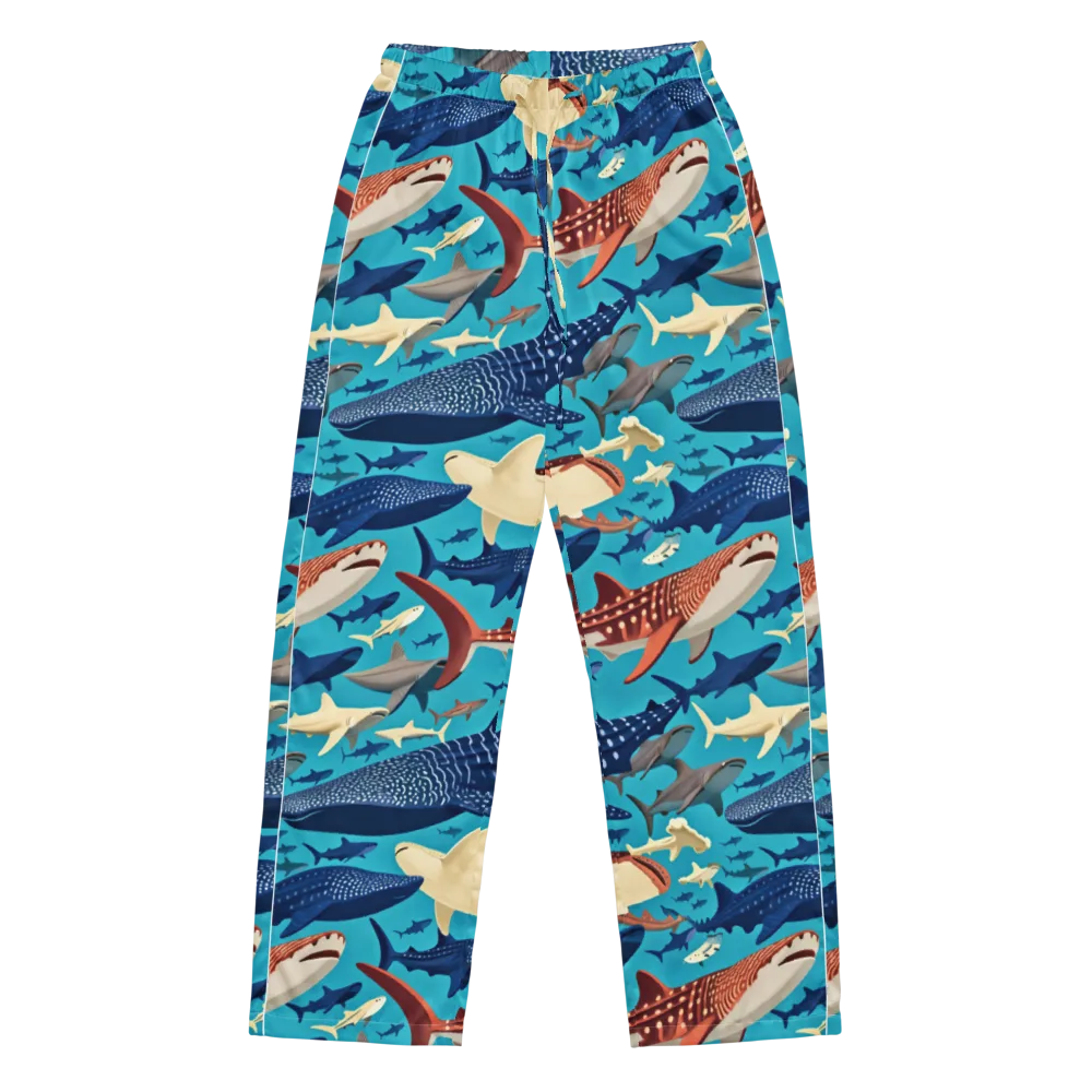 Azure Leviathan on Women's Pajama Pants — Front