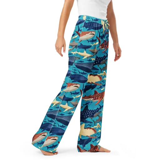 Azure Leviathan on a Women's Pajama Pants