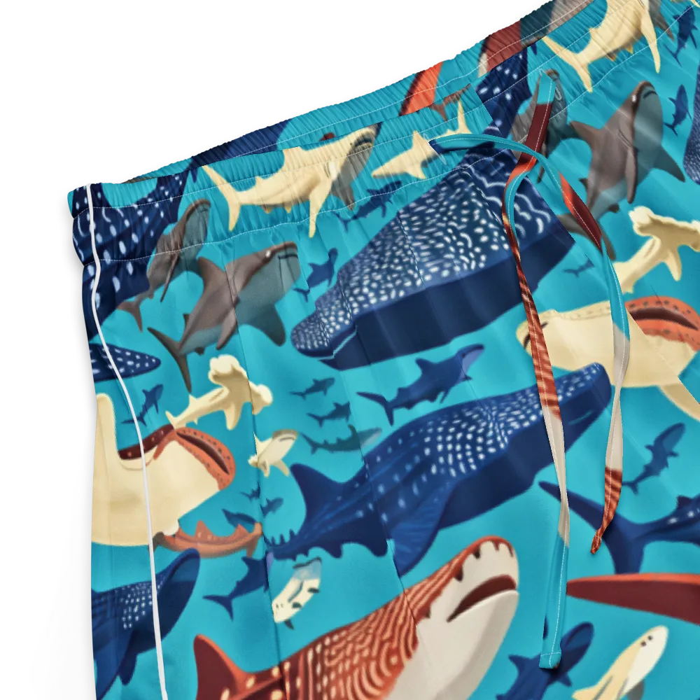 Azure Leviathan on Women's Pajama Shorts — Product details