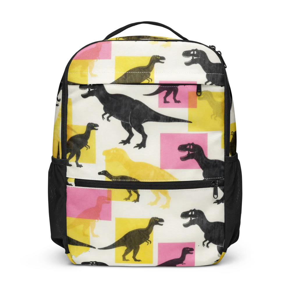 Neon Cretaceous on Utility Backpack — Front