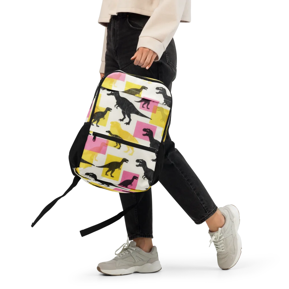 Neon Cretaceous on Utility Backpack — Front